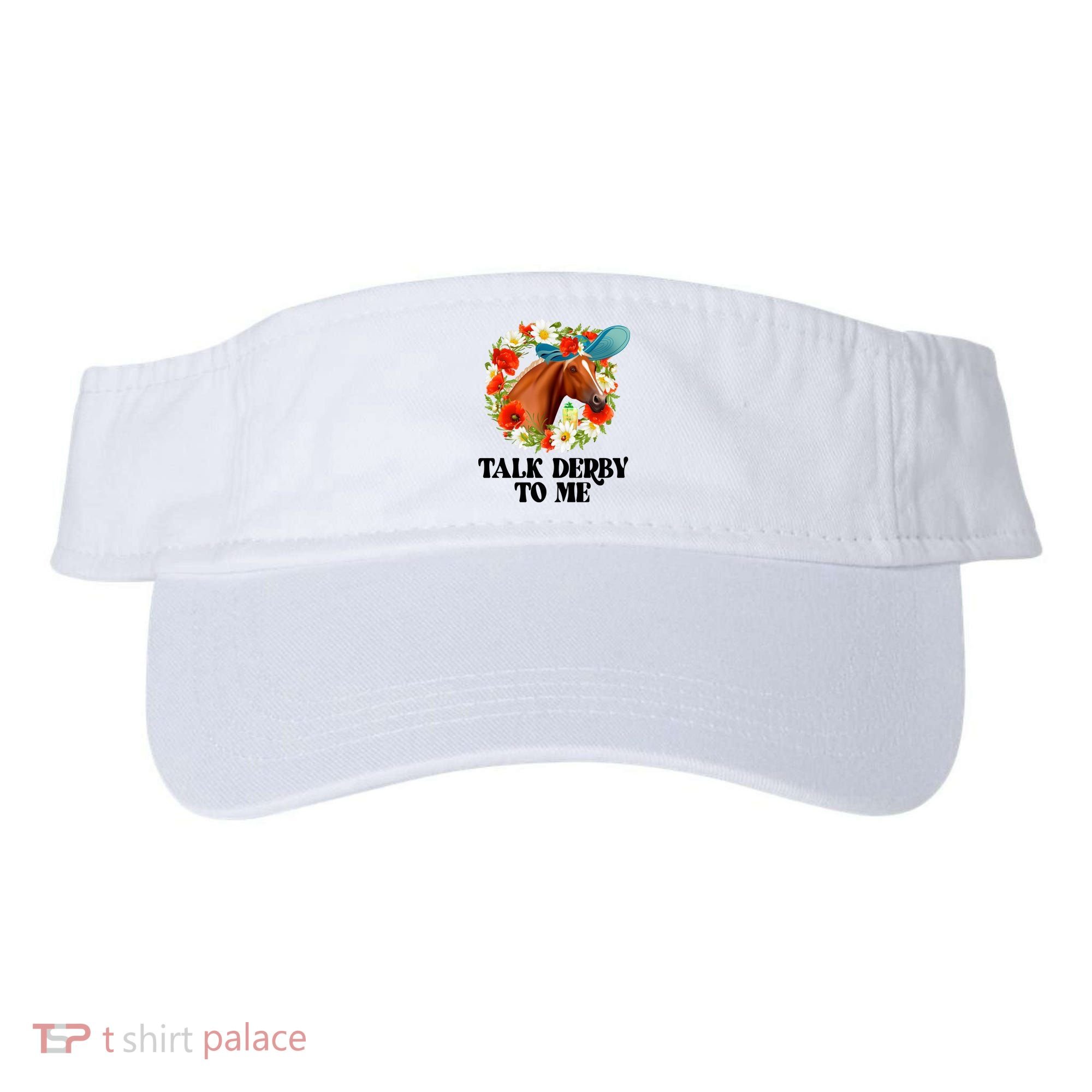 Funny Talk Derby To Me Horse Derby Racing Visor