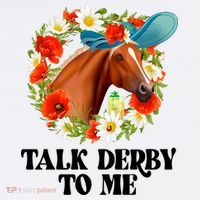 Funny Talk Derby To Me Horse Derby Racing Kids Hoodie thumb 5