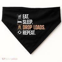 Funny Truck Driver Dad Trucking Mechanic Trucker USA-Made Doggie Bandana thumb 0