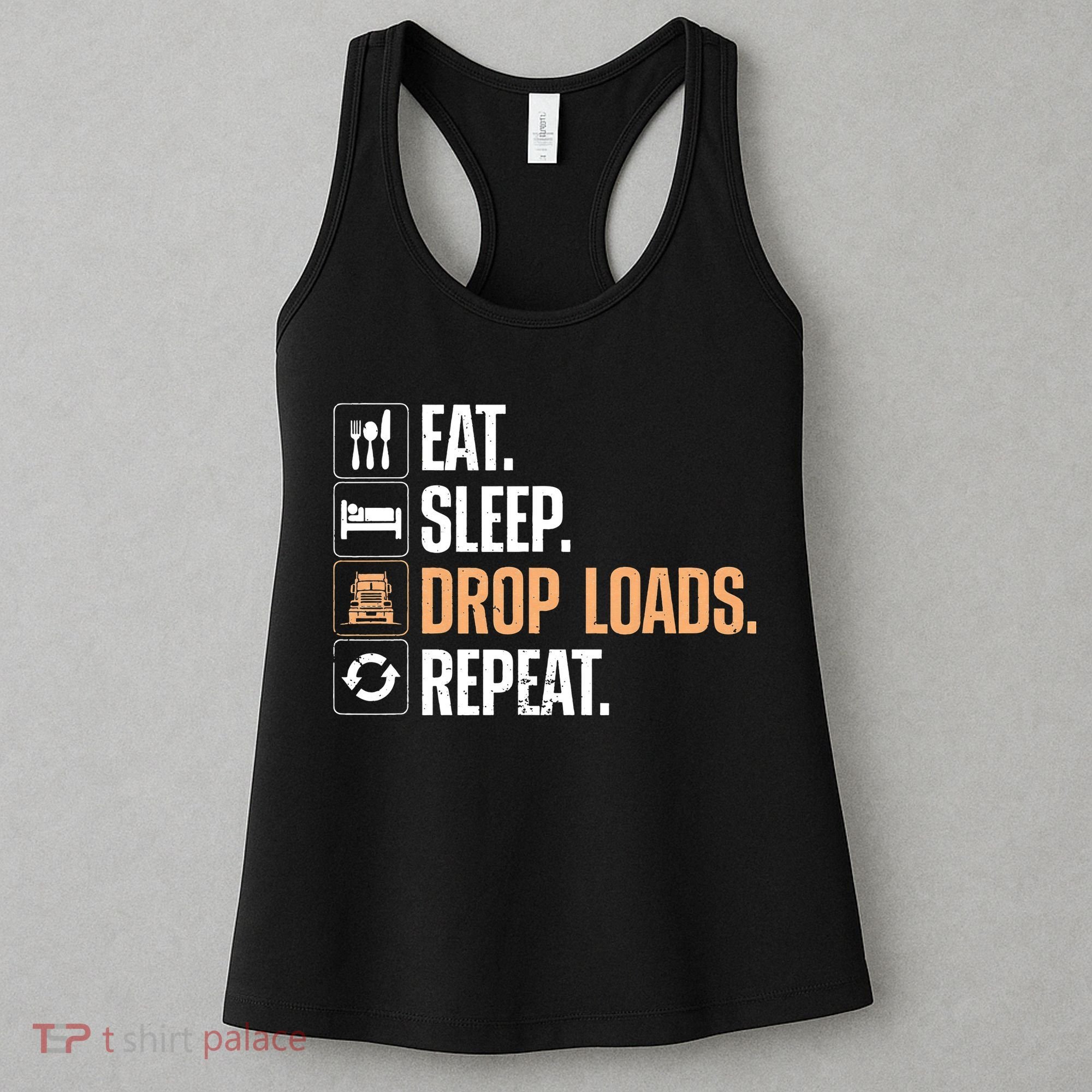 Funny Truck Driver Dad Trucking Mechanic Trucker Women's Tank Top