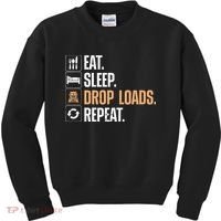 Funny Truck Driver Dad Trucking Mechanic Trucker Kids Sweatshirt thumb 0