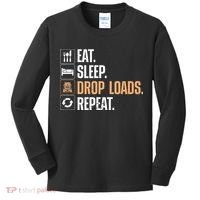Funny Truck Driver Dad Trucking Mechanic Trucker Kids Long Sleeve Shirt thumb 0