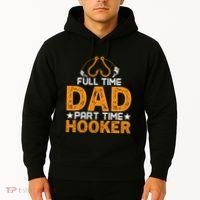 Full Time Dad Part Time Hooker Fishing Hoodie thumb 2