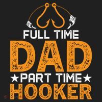 Full Time Dad Part Time Hooker Fishing Beanie thumb 2