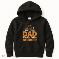 Full Time Dad Part Time Hooker Fishing Kids Hoodie thumb 0