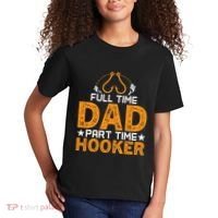 Full Time Dad Part Time Hooker Fishing Kids T-Shirt thumb 2