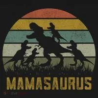 Funny T-rex Dino Mamasaurus  Bucket Hat thumb 4