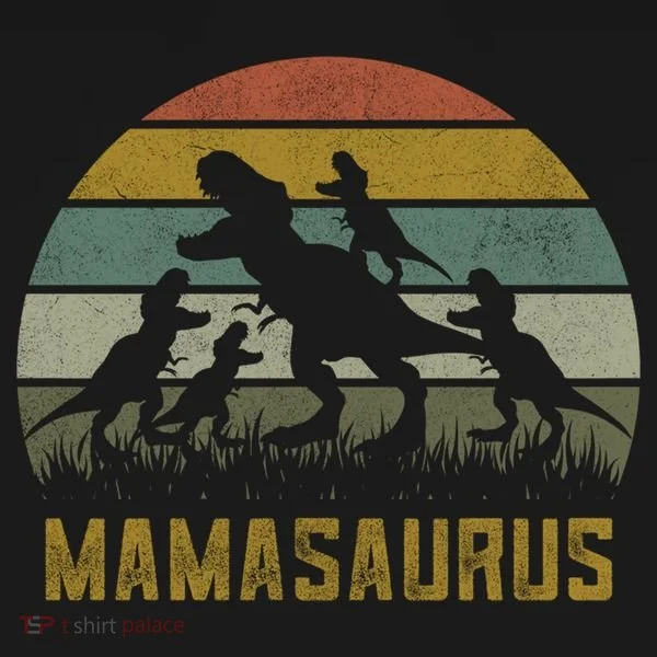 Funny T-rex Dino Mamasaurus  Bucket Hat