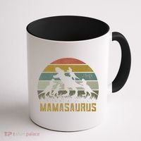 Funny T-rex Dino Mamasaurus  Coffee Mug thumb 1