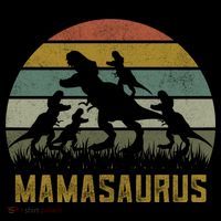 Funny T-rex Dino Mamasaurus  Women's Hoodie thumb 2