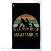 Funny T-rex Dino Mamasaurus  Golf Towel thumb 0