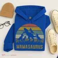 Funny T-rex Dino Mamasaurus  Hoodie thumb 4