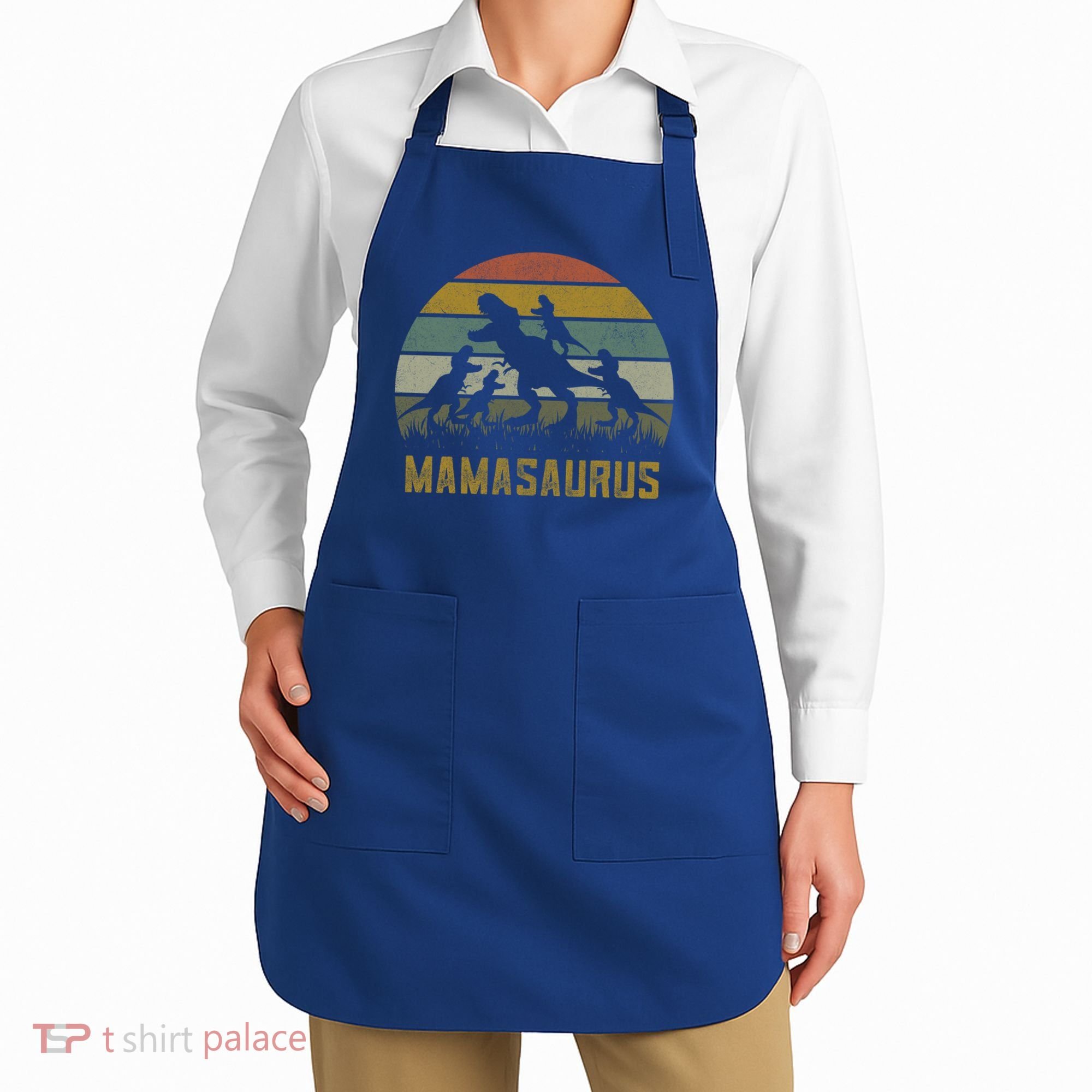 Funny T-rex Dino Mamasaurus  Apron
