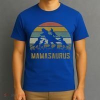 Funny T-rex Dino Mamasaurus  T-Shirt thumb 3