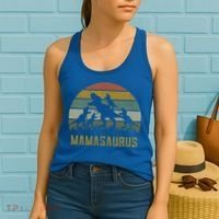 Funny T-rex Dino Mamasaurus  Women's Tank Top thumb 2