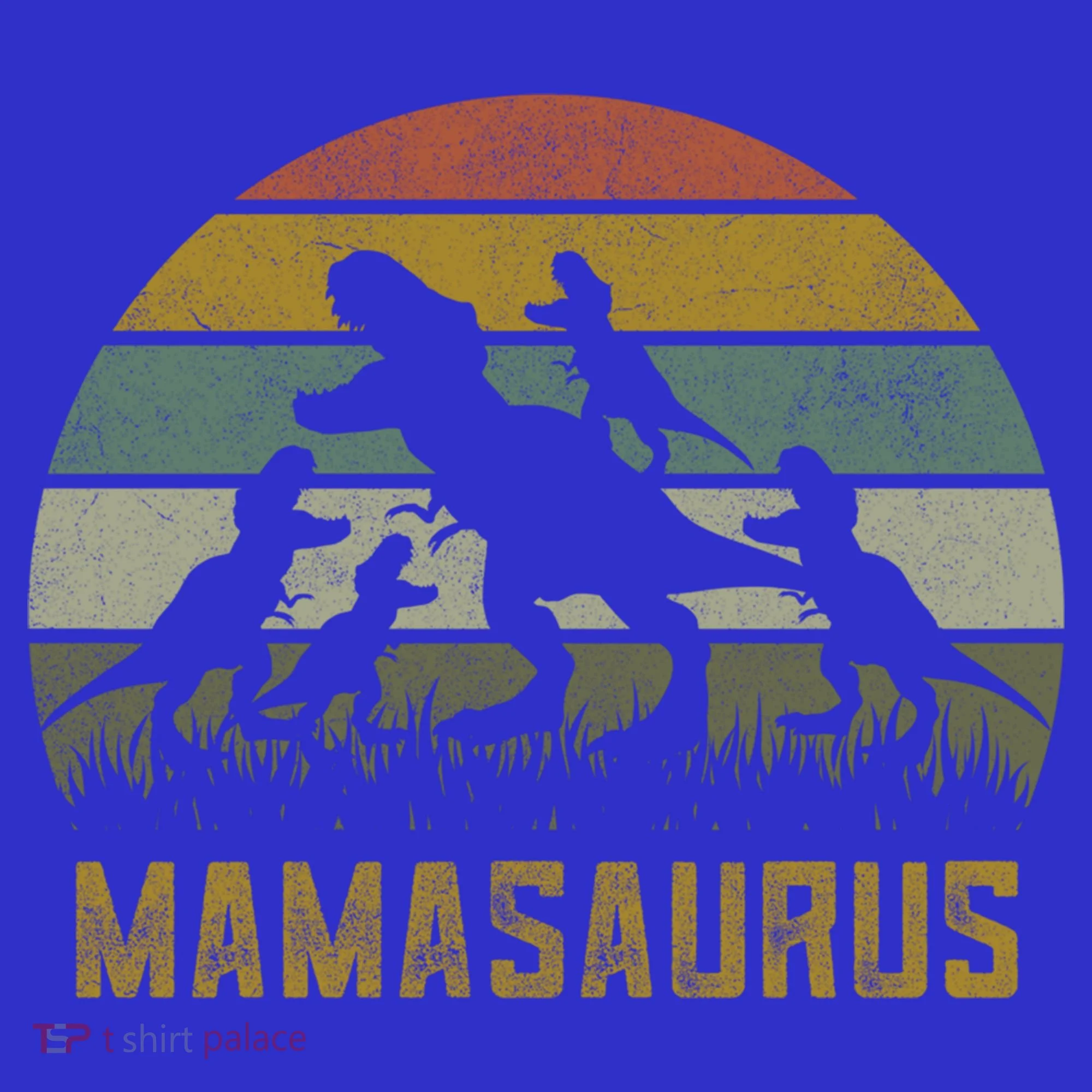 Funny T-rex Dino Mamasaurus  Baby Bodysuit