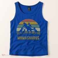 Funny T-rex Dino Mamasaurus  Tank Top thumb 2