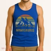 Funny T-rex Dino Mamasaurus  Tank Top thumb 3