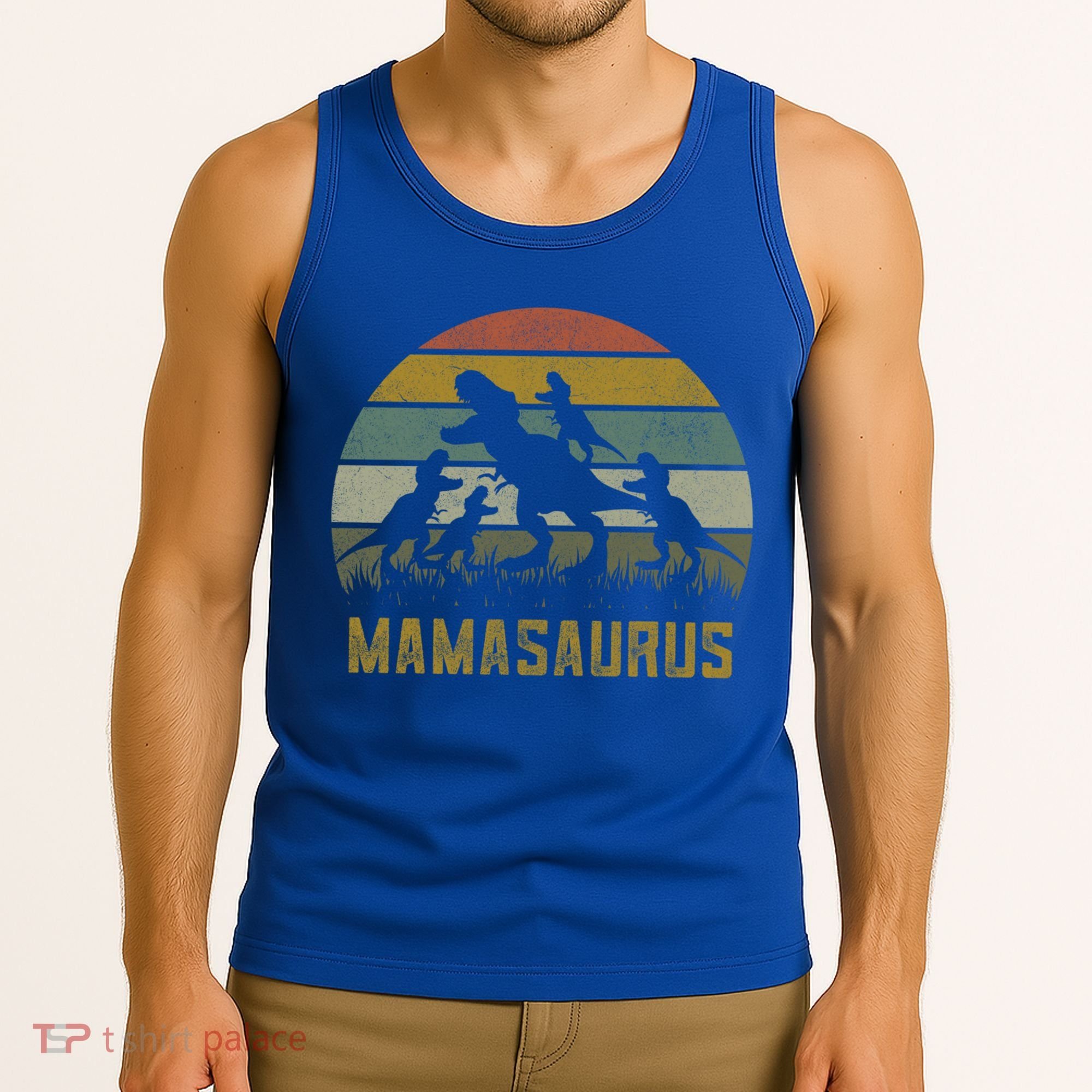 Funny T-rex Dino Mamasaurus  Tank Top