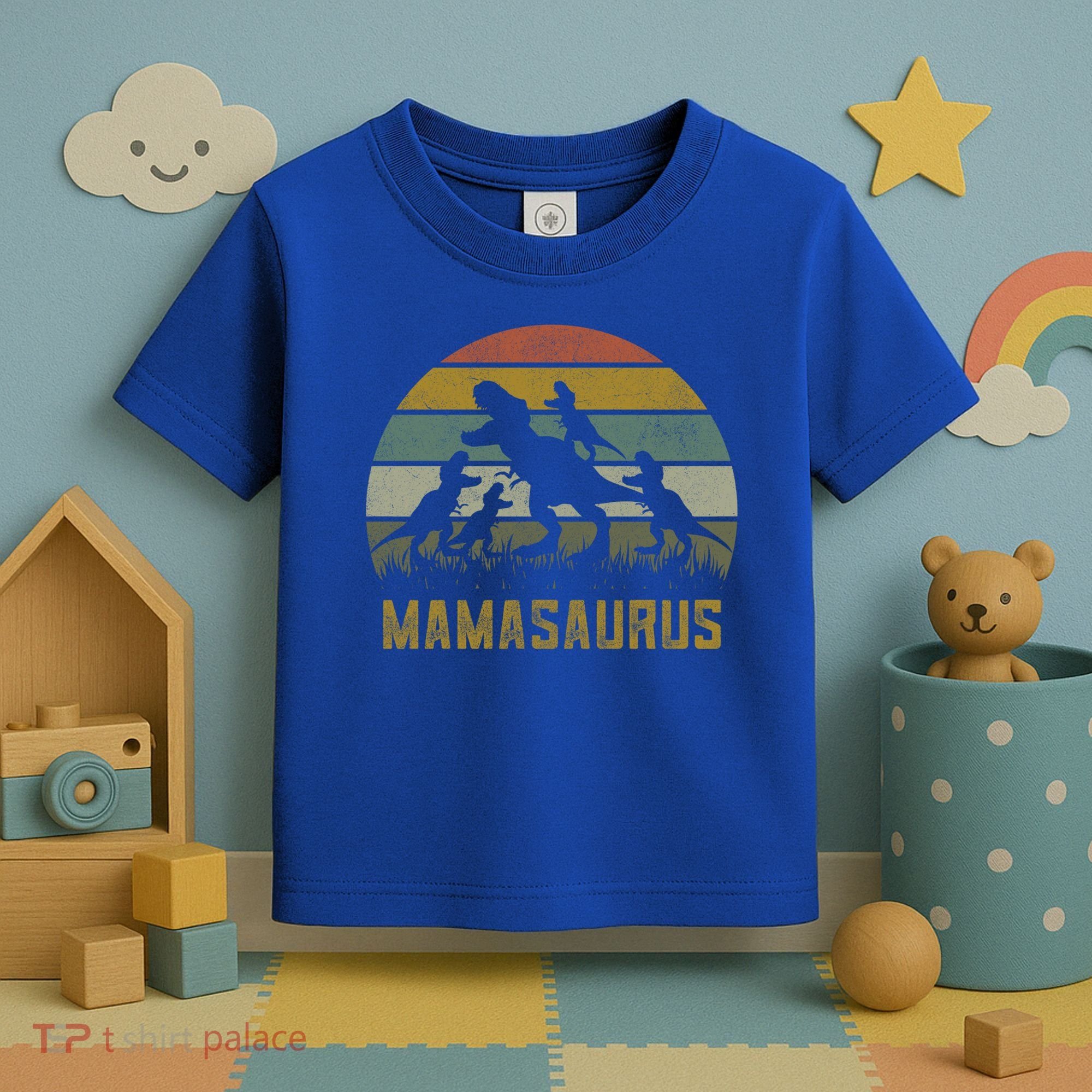 Funny T-rex Dino Mamasaurus  Toddler T-Shirt