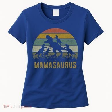 Funny T-rex Dino Mamasaurus  Women's T-Shirt