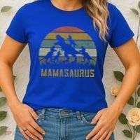 Funny T-rex Dino Mamasaurus  Women's T-Shirt thumb 2