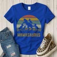 Funny T-rex Dino Mamasaurus  Women's T-Shirt thumb 3
