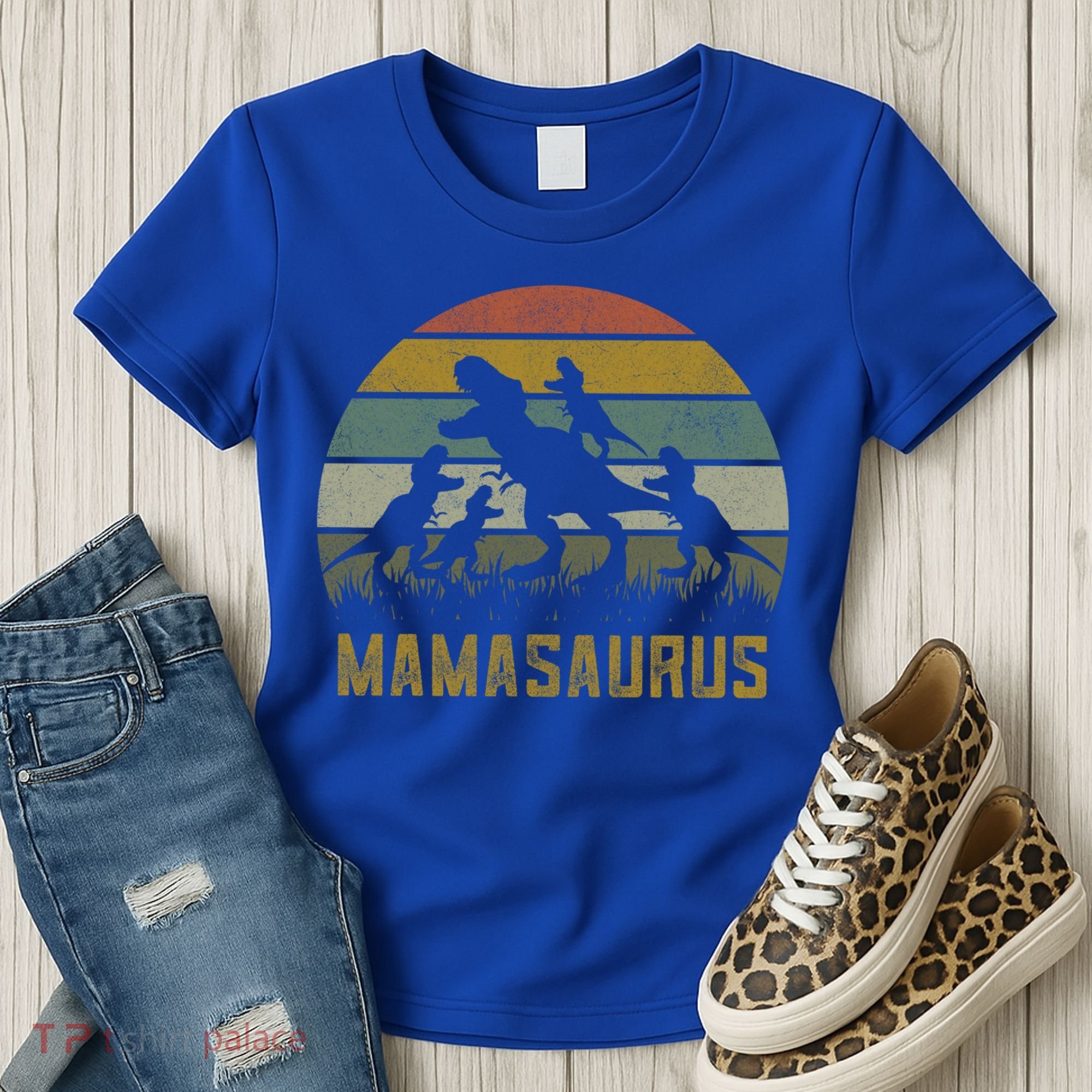 Funny T-rex Dino Mamasaurus  Women's T-Shirt
