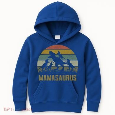 Funny T-rex Dino Mamasaurus  Kids Hoodie