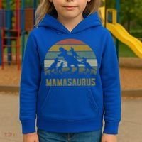 Funny T-rex Dino Mamasaurus  Kids Hoodie thumb 3