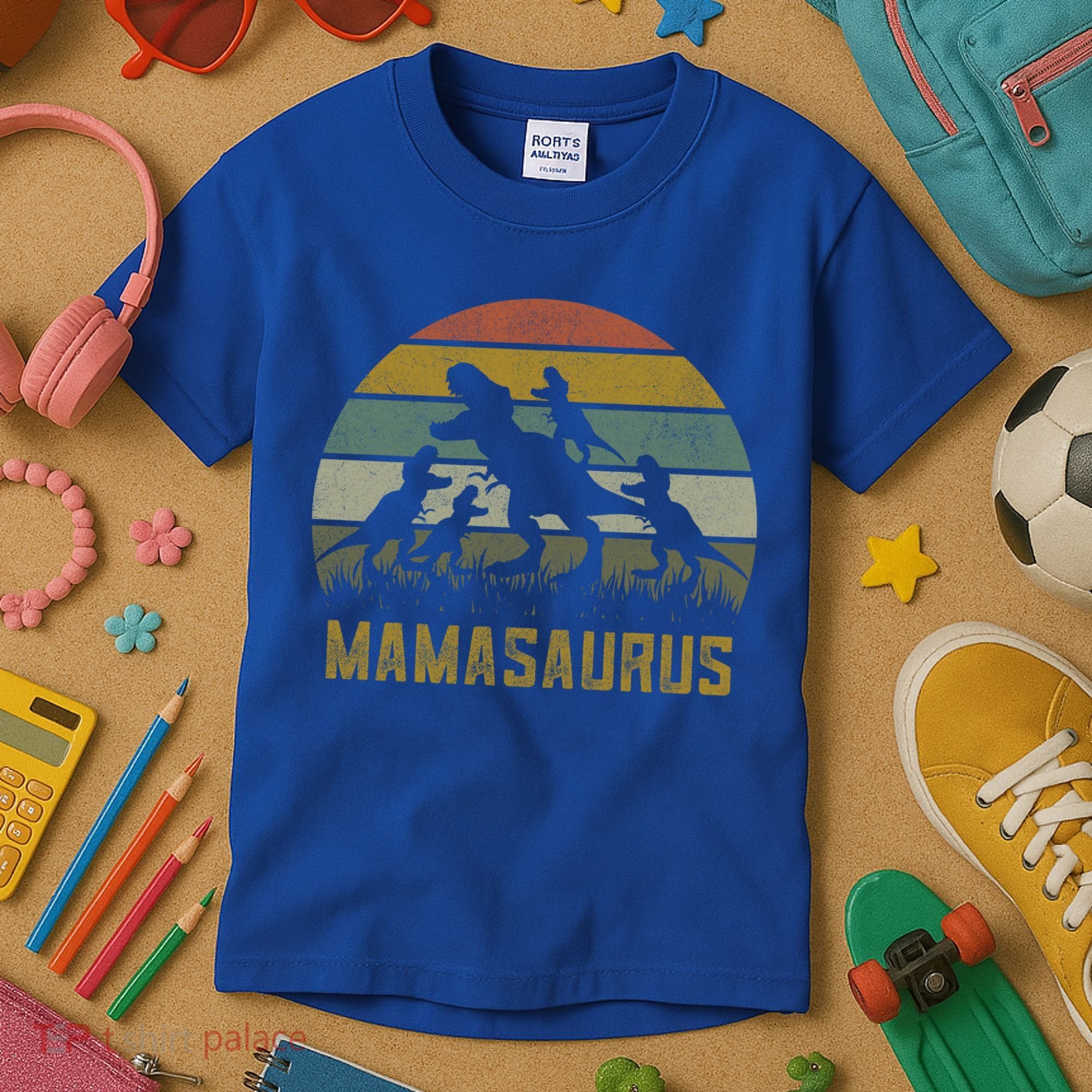 Funny T-rex Dino Mamasaurus  Kids T-Shirt