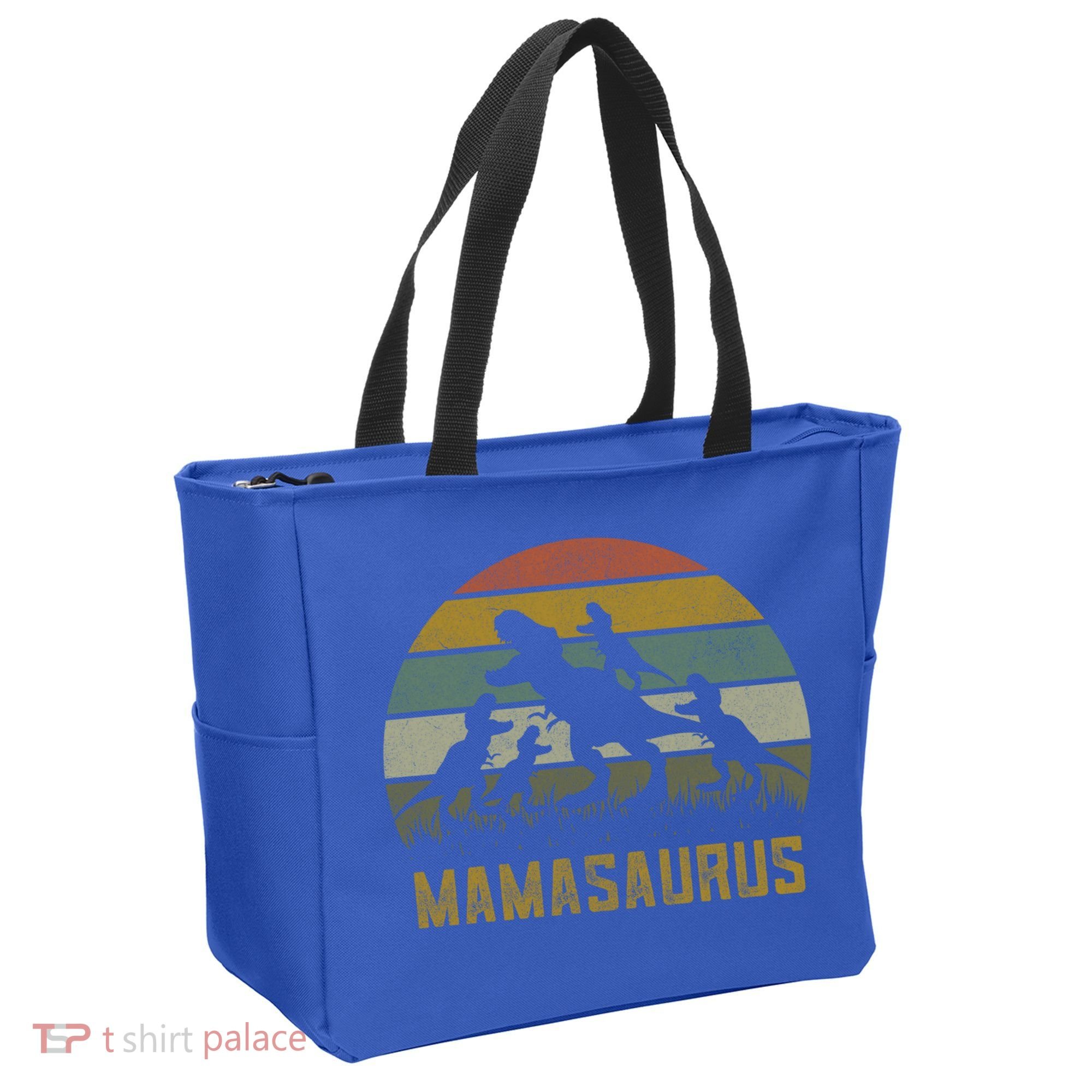 Funny T-rex Dino Mamasaurus  Tote Bag