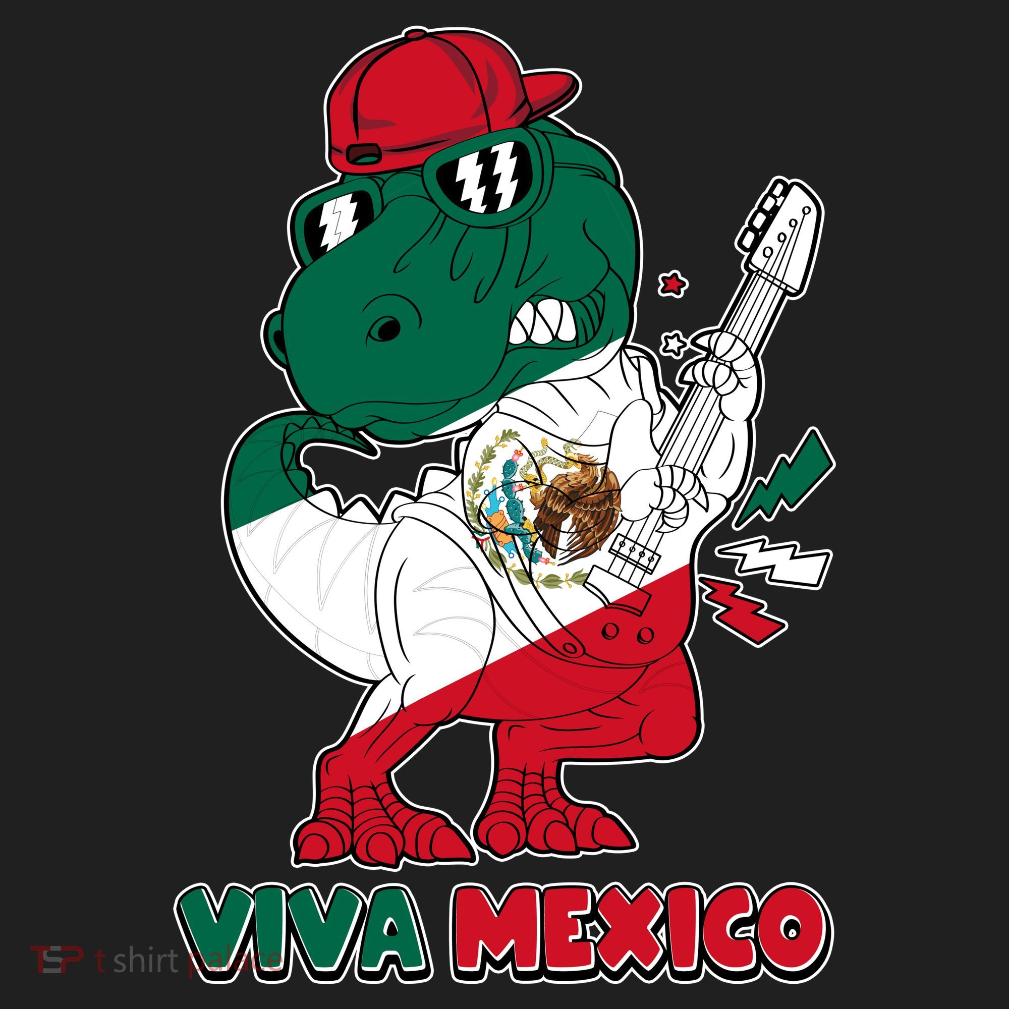 Funny Trex Dinosaur Viva Mexico Women's Sweatshirt