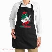 Funny Trex Dinosaur Viva Mexico Apron thumb 2