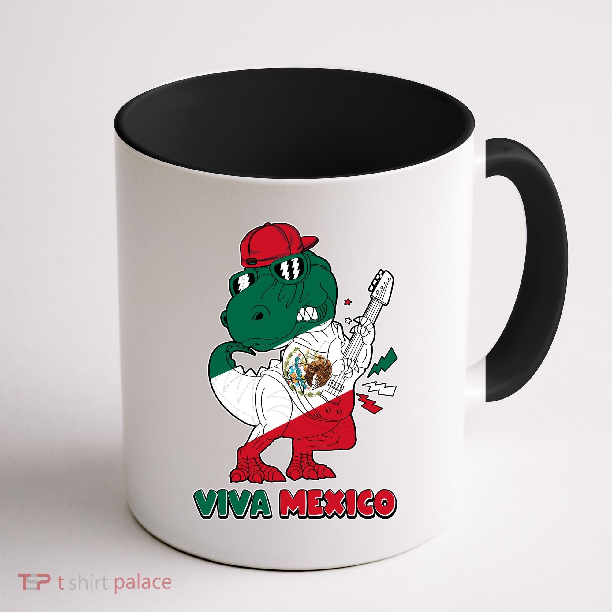 Funny Trex Dinosaur Viva Mexico Coffee Mug