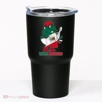 Funny Trex Dinosaur Viva Mexico Tumbler thumb 0
