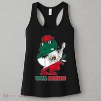 Funny Trex Dinosaur Viva Mexico Women's Tank Top thumb 3