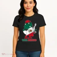Funny Trex Dinosaur Viva Mexico Women's T-Shirt thumb 4