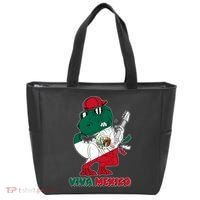 Funny Trex Dinosaur Viva Mexico Tote Bag thumb 0