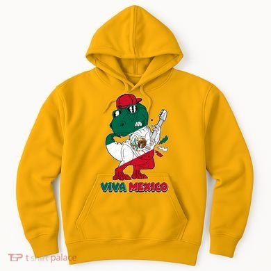 Funny Trex Dinosaur Viva Mexico Hoodie
