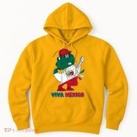 Funny Trex Dinosaur Viva Mexico Hoodie thumb 0