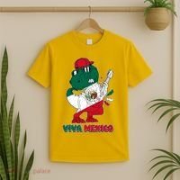 Funny Trex Dinosaur Viva Mexico T-Shirt thumb 2