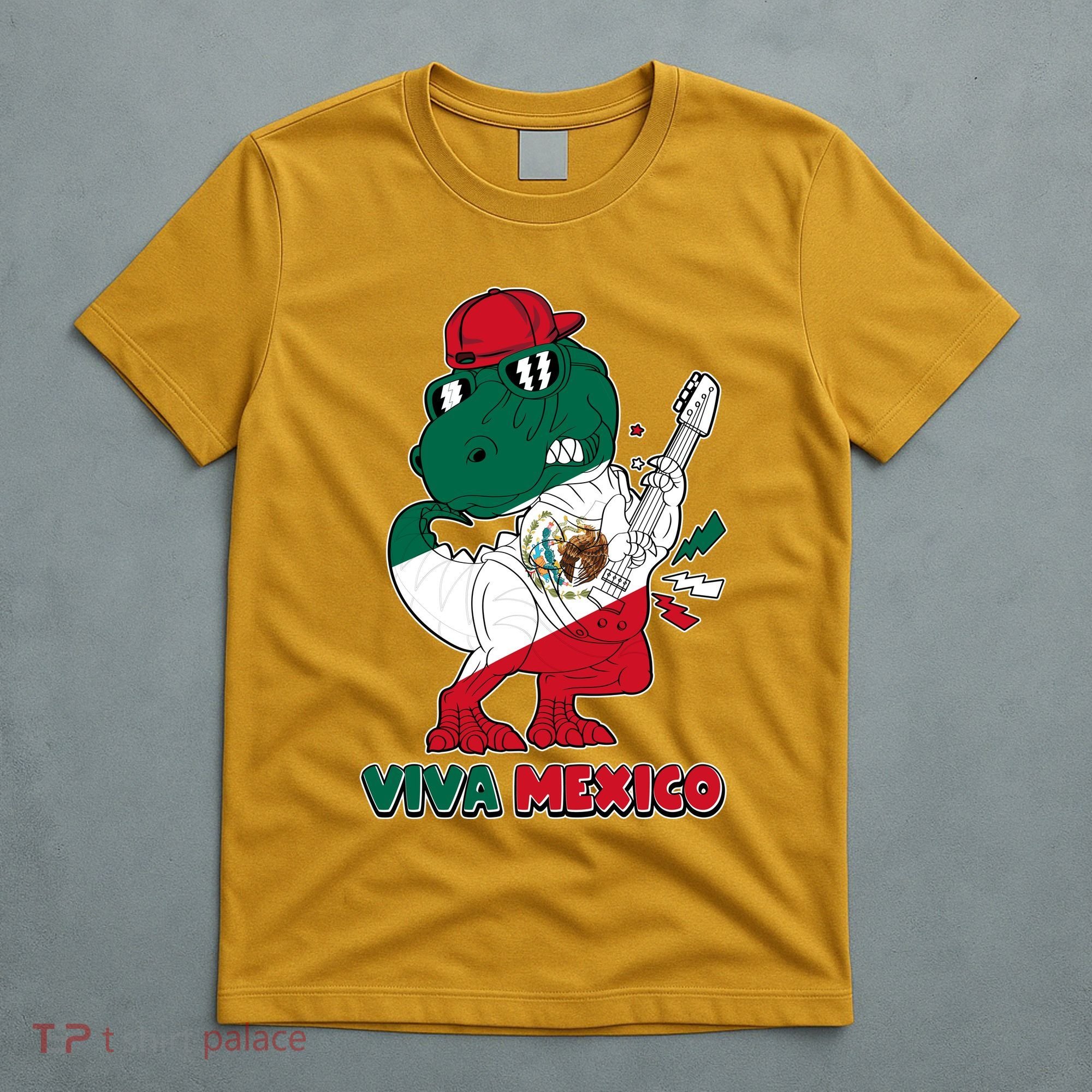 Funny Trex Dinosaur Viva Mexico T-Shirt