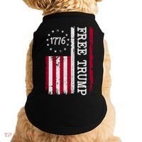 Free Trump Destressed 1776 Betsy Ross USA Flag Doggie Tank thumb 0