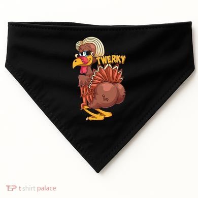 Funny Twerky Dance Cute Love Twerk Dancing USA-Made Doggie Bandana