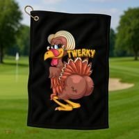 Funny Twerky Dance Cute Love Twerk Dancing Golf Towel thumb 1