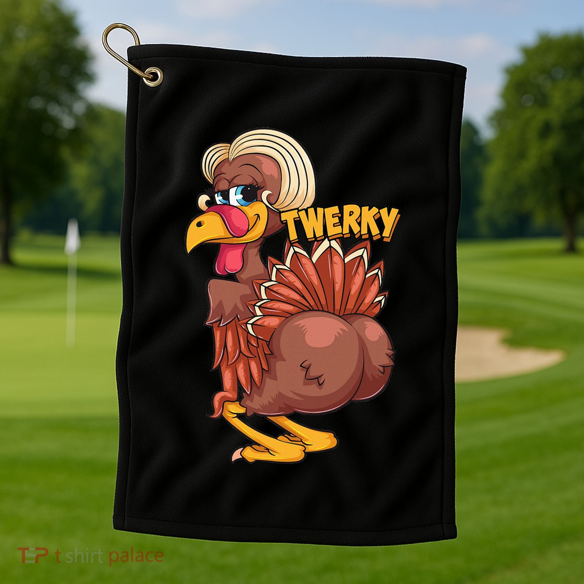 Funny Twerky Dance Cute Love Twerk Dancing Golf Towel