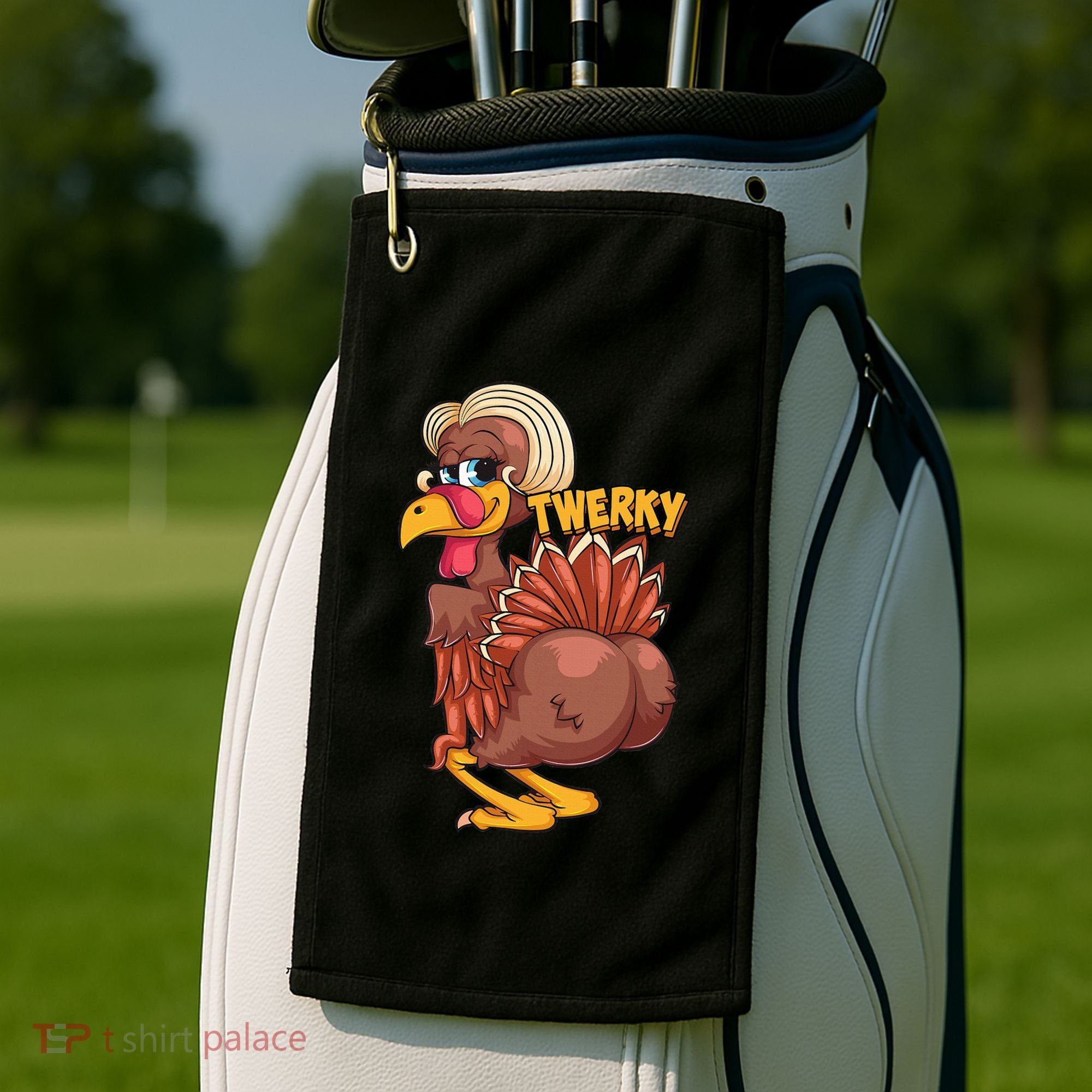 Funny Twerky Dance Cute Love Twerk Dancing Golf Towel