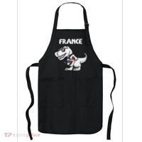 France Trex Dino French Flag Soccer Fan Apron thumb 0