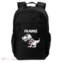 France Trex Dino French Flag Soccer Fan Backpack thumb 0